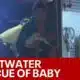 Swift water rescue in Buckhead involving baby