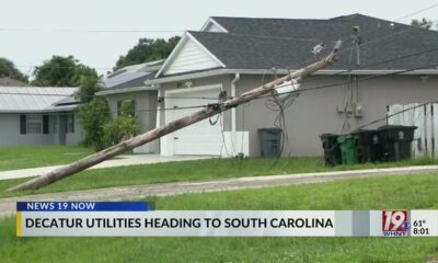 Decatur Utilities Heading to South Carolina | Sept. 28, 2024 | News 19 This Morning - Saturday