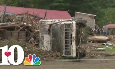 Gov. Bill Lee, TEMA speak after surveying flooding damage in East TN
