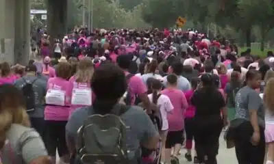 Thousands of Houstonians gather to support breast cancer awareness in "Race for the Cure" fundraiser
