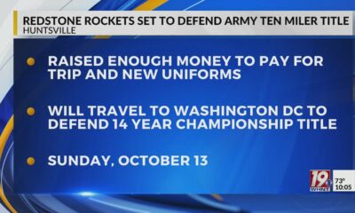 Redstone Rockets Set To Defend Army Ten Miler Title | October 6, 2024 | News 19 at 10 p.m. - Weekend