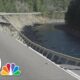 Gov. Bill Lee views damage to I-40 in Cocke County