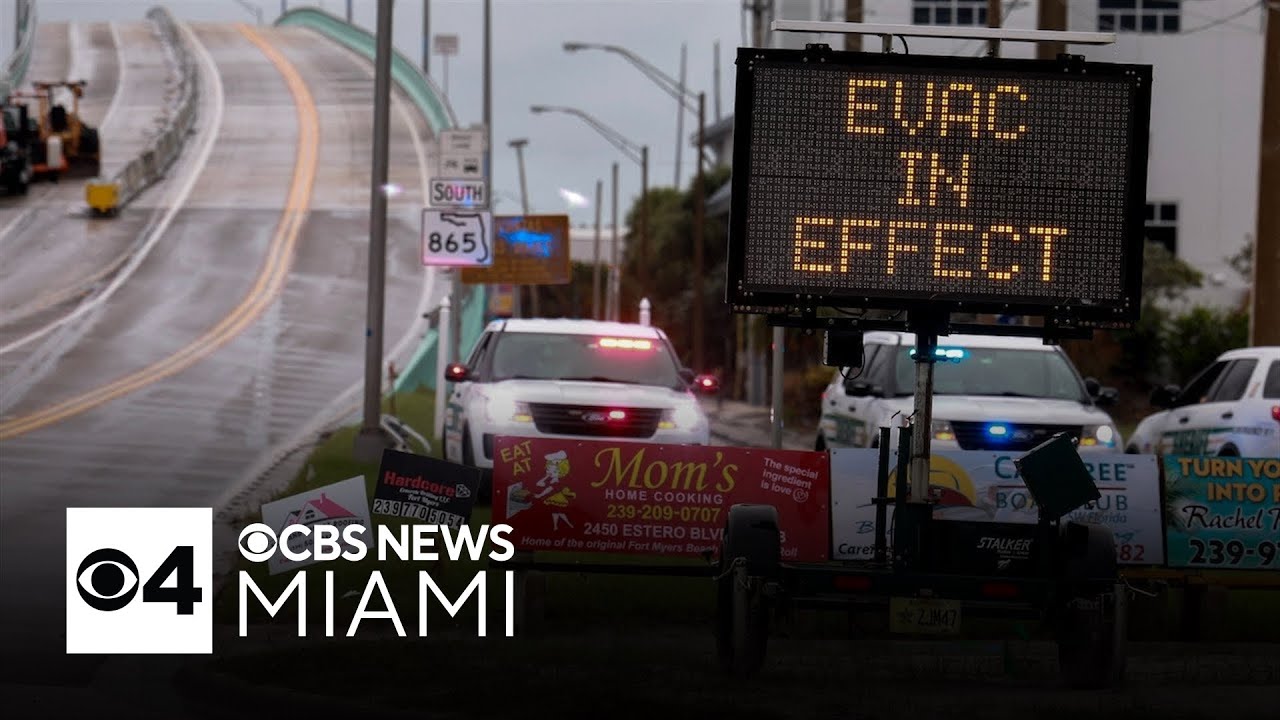 Florida orders evacuations ahead of Hurricane Milton's landfall