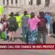 Oklahomans gather to protest DHS policies at State Capitol