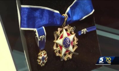 Jim Thorpe’s Presidential Medal of Freedom on display at Oklahoma Sports Hall of Fame