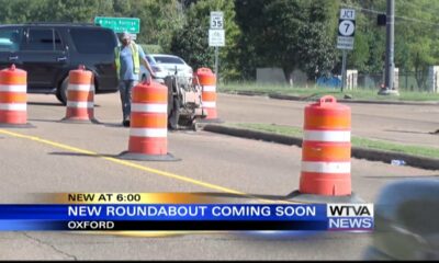 Construction begins on new roundabout in Oxford