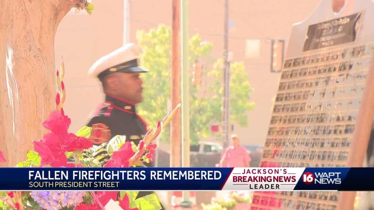 Jackson Fire Department honors fallen officers with annual service