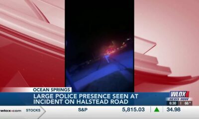 Large first responder presence seen at incident on Halstead Road in Ocean Springs