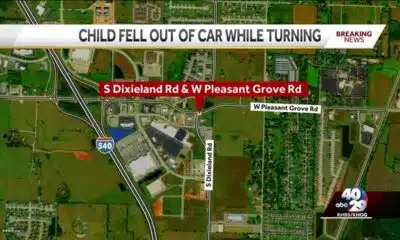 Child falls out of vehicle on Dixieland and Pleasant Grove roads, brought to hospital