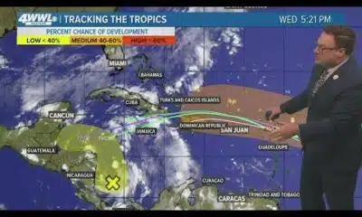 Wednesday 5PM Tropical Update: Latest look at 2 spots in Caribbean with development potential this w