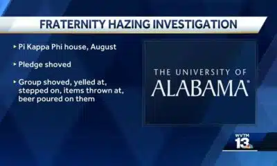 Fraternity hazing investigation at the University of Alabama