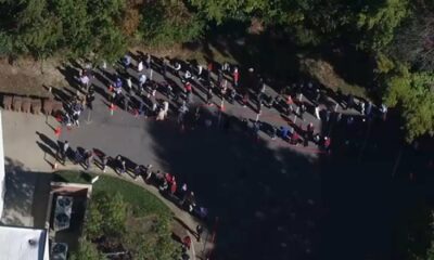Early voting in Cary opens with long lines: Chopper 11