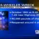 Truck carrying 40,000 pounds of cheese overturned on I-22