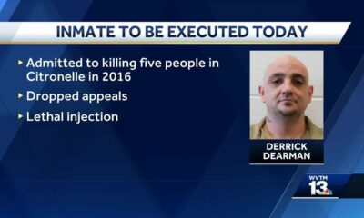 Alabama to execute man for killing 5 in what he says was a meth-fueled rampage