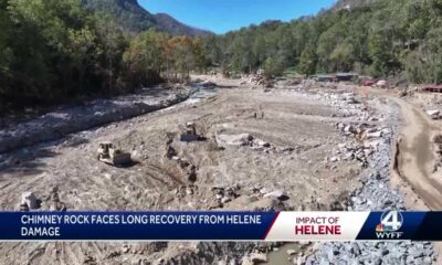 Chimney Rock, North Carolina, three weeks after Helene