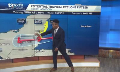 Potential Tropical Cyclone Fifteen strengthens in the Caribbean Sea and could form into Tropical ...