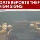 Campaign sign theft caught on camera | FOX 5 News