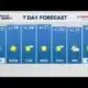 Evening Weather(10/19): A chilly start to Sunday will evolve into a seasonably warm afternoon with a