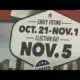 Early voting for Nov. 5 Election begins Monday