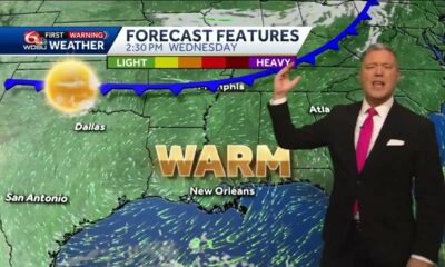 Even warmer days ahead but fog could be an issued beginning Wednesday
