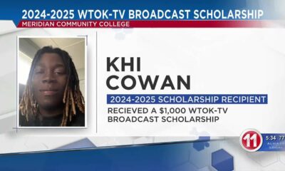 Meridian Community College Foundation announces their recipient of the 2024-2025 WTOK-TV Broadcas...