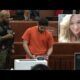 Convicted killer reads note to pregnant wife's family in court after getting 2 life sentences