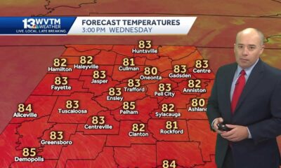 Way too warm for October! Alabama's weather forecast stays warm with only a small rain chance thi...