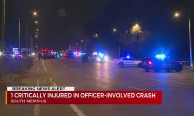 1 injured in officer-involved crash in Memphis