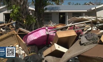 "It looks like a bomb went off," hurricane clean-up continues weeks later