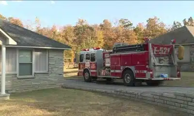 Brush fire near homes in Sebastian County