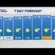 Evening Weather (10/25): Spotty showers possible Saturday, highs in the middle 70s