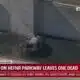 One person killed in fiery crash near Lake Hefner