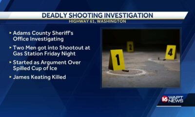 Spilled ice leads to fatal shooting