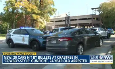 20 cars hit by bullets at Crabtree in 'cowboy-style' fight, DA says