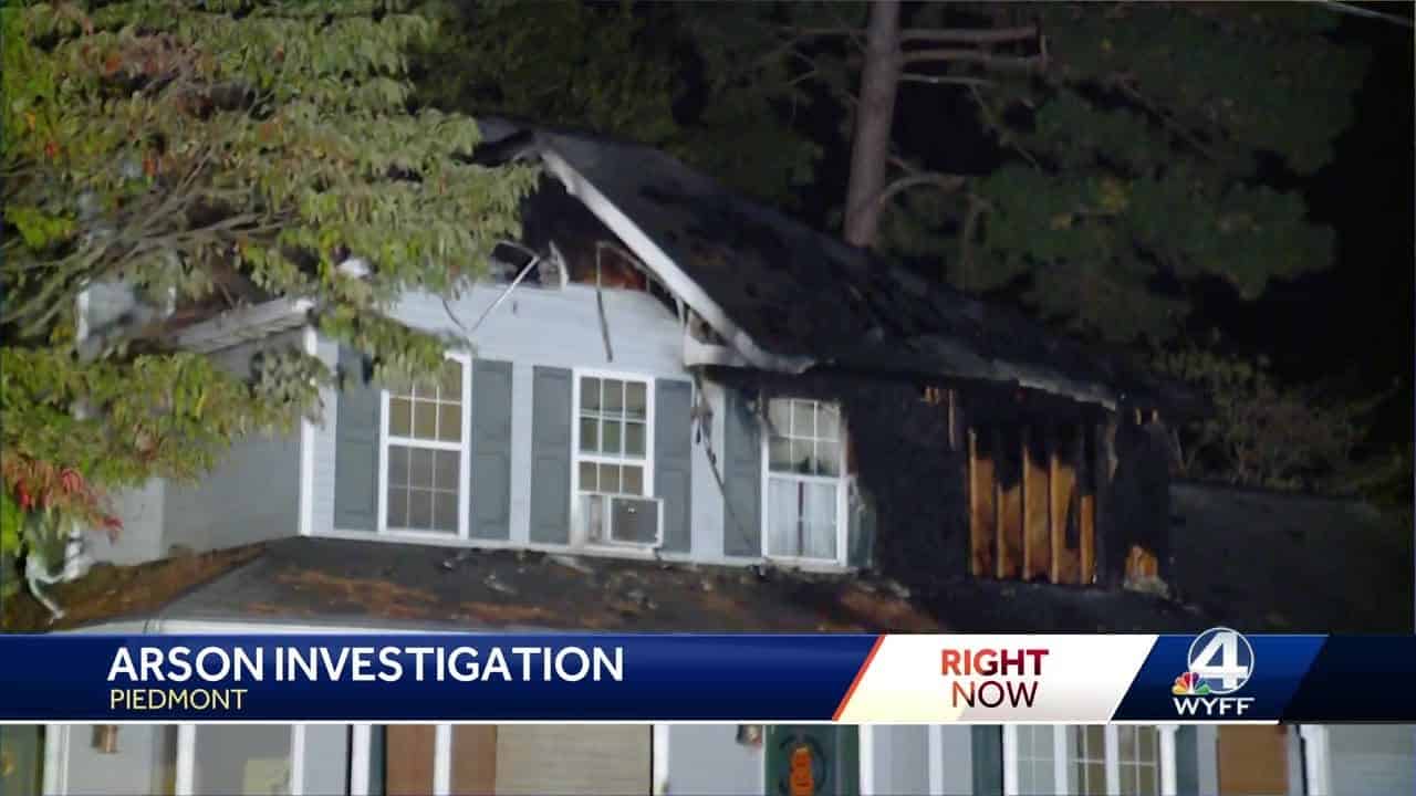 Explosion leads to a house fire in Greenville County