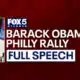 Barack Obama Philadelphia concert rally full speech | FOX 5 News