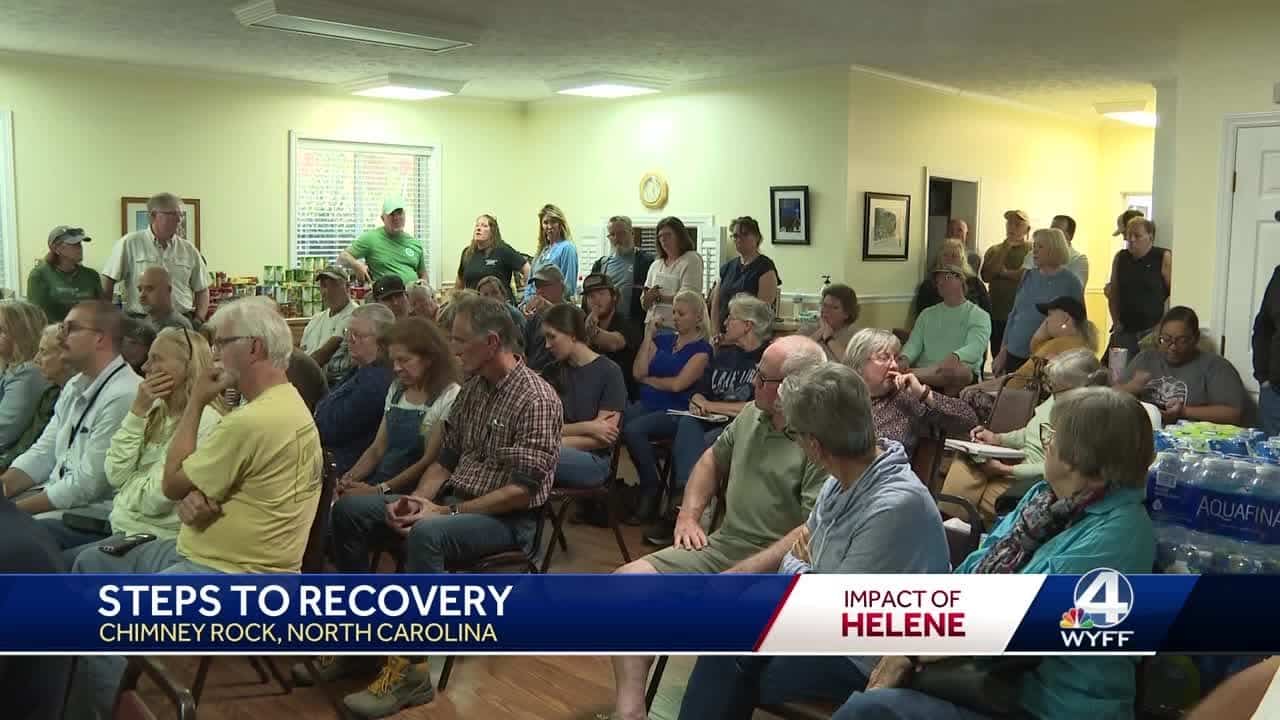 Town of Chimney Rock gives update on recovery after Helene
