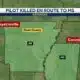 Plane headed to Mississippi crashes in Arkansas