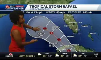 Latest on Tropical Storm Rafael