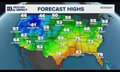 National Weather (11/18): A cold front makes its way through the country