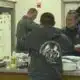 Away from their families, first responders share Thanksgiving dinner