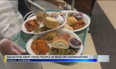 Salvation Army in Mobile serves more than 1,000 Thanksgiving plates