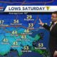 Another cool down on the way