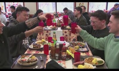 U.S. troops stationed overseas celebrate Thanksgiving