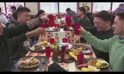 U.S. troops stationed overseas celebrate Thanksgiving