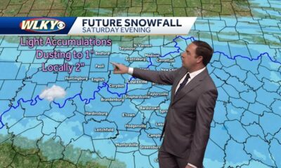Snow Showers on the way for Saturday Evening