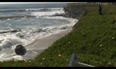 Bystanders rescue driver after car goes over cliff in California