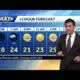 Breezy and cold Thursday