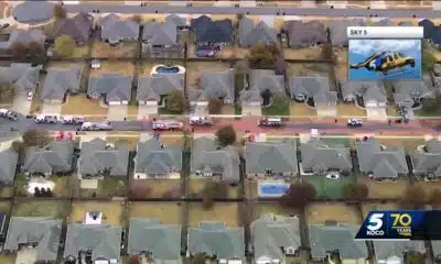House fire, water main break cause cluster for OKC neighborhood
