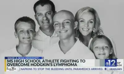 Mississippi high school athlete fights to overcome Hodgkin's lymphoma